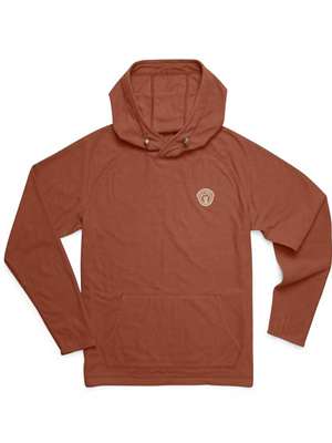 Howler Brothers Palo Duro Fleece Hoodie in Mink Brown Fly Fishing Hoodies