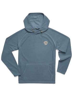 Howler Brothers Palo Duro Fleece Hoodie in Stormy Sea Fly Fishing Hoodies