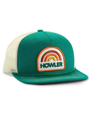 Howler Brothers Rainbow Snapback Hat in green Howler Brothers Apparel at Mad River Outfitters