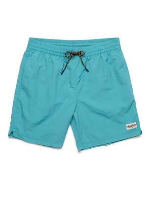Howler Brothers Salado Shorts in Aqua Men's Fly Fishing and Outdoor related Shorts at Mad River Outfitters
