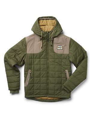 Howler Brothers Spellbinder Parka in Olivetree/Grey. Mad River Outfitters Men's Outerwear