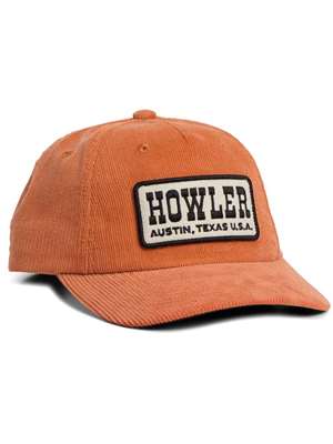 Howler Brothers Slab Standard Hat in Orange Corduroy