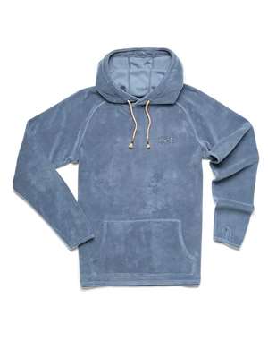 Howler Brothers Terry Cloth Hoodie in Blue Mirage. Fly Fishing Hoodies