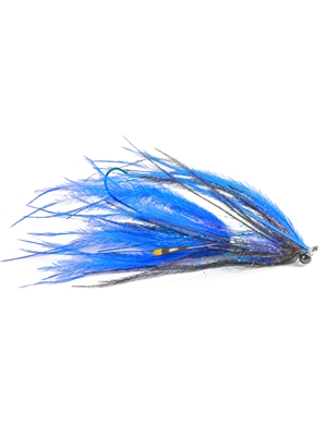 Jerry's Intruder- black/blue michigan steelhead and salmon flies