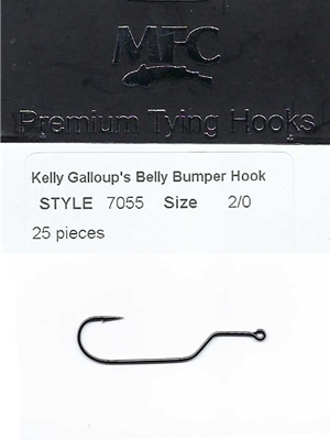 Kelly Galloup Belly Bumper fly hooks fly tying hooks bass panfish poppers
