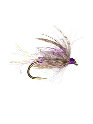 Krystal Soft Hackle - Purple caddisflies fly fishing