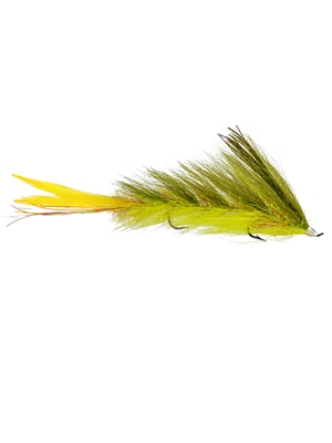 Alex Lafkas' Modern Deceiver Fly- olive/yellow Modern Streamers - Sculpins