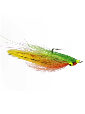 half-n-half streamer fly firetiger flies for saltwater, pike and stripers