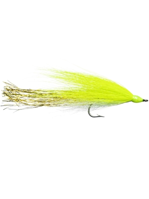 lefty's shark and cuda fly chartreuse Flies