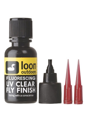 Loon UV Clear Fly Fly Finish Fluorescing Blane Chocklett's Fly Tying Materials at Mad River Outfitters