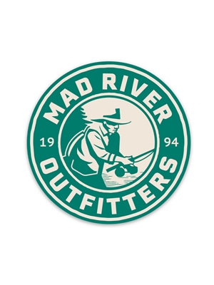 MRO Badge Vinyl Sticker at Mad River Outfitters! Classic Gift Items