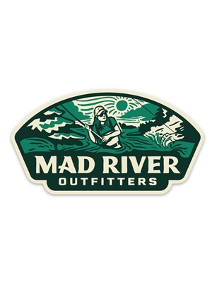 MRO  Trout On Vinyl Sticker at Mad River Outfitters! Fly Fishing Stickers