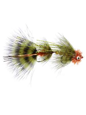 Maddin's OG Mini Circus Peanut - rootbeer Largemouth Bass Flies - Subsurface