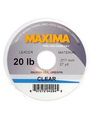 Maxima Clear Leader and Tippet Material