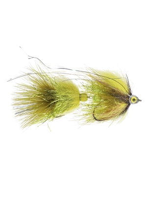 Stroli's Mini Masked Avenger streamer- olive Modern Streamers - Sculpins