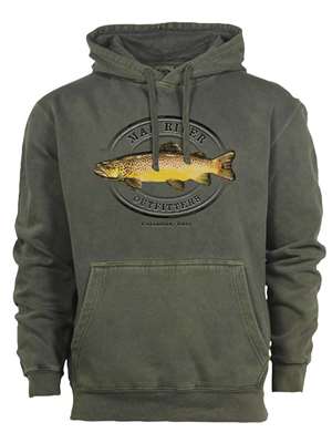 Mad River Outfitters Pigment Dyed Fleece Hoody Fly Fishing Hoodies