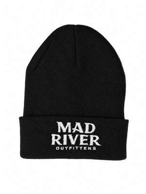 Mad River Outfitters Standard Cuff Beanie- Black Fly Fishing Beanies and Hats at Mad River Outfitters