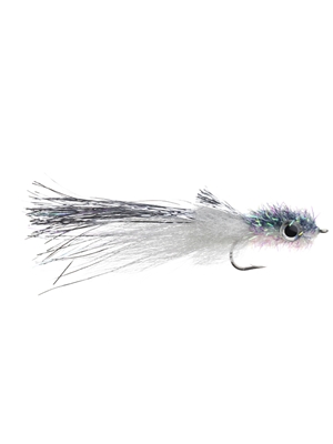 Murdich Minnow streamer gray Smallmouth Bass Flies- Subsurface