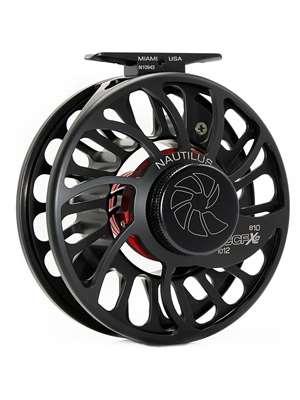 nautilus ccf-x2 10/12 fly reel- black Nautilus Fly Reels