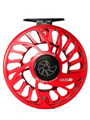 nautilus ccf-x2 silver king fly reel red Nautilus Fly Fishing Reels