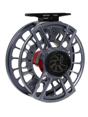 Nautilus XL MAX Fly Reel- Large Mega for 8-9 weight lines- storm gray