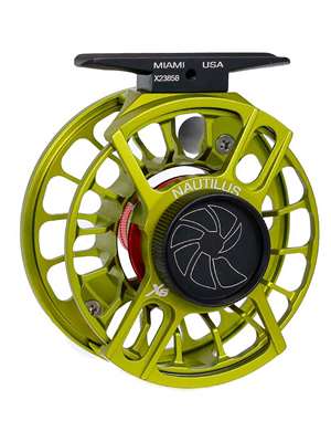 Nautilus XS Fly Reel at Mad River Outfitters glades green Nautilus Fly Reels