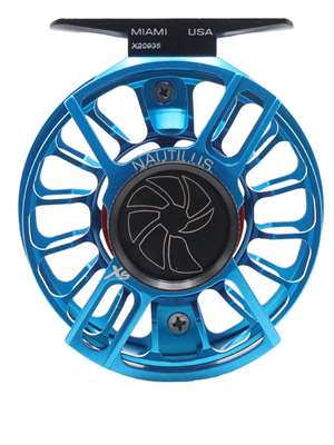 Nautilus XS Fly Reel turquiose at Mad River Outfitters Nautilus Fly Fishing Reels