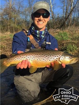 Mad River Outfitters is proud to offer excellent guided Ohio Brown Trout fly fishing trips! Mad River Outfitters