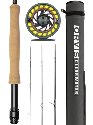 Orvis Clearwater 9' 6wt 4pc Fly Fishing Outfit Orvis Clearwater Fly Rods at Mad River Outfitters