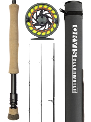 Orvis Clearwater 9' 8wt 4pc Fly Fishing Outfit Orvis Clearwater Fly Rods at Mad River Outfitters