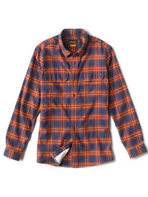 Orvis Flat Creek Tech Flannel Shirt- navy Orvis Men's Clothing