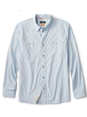 Orvis River Guide 2.0 Long Sleeved Shirt- blue mist Orvis Men's Clothing