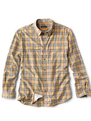 Orvis Stonefly Stretch Shirt- Ochre Men's Fly Fishing Shirts at Mad River Outfitters