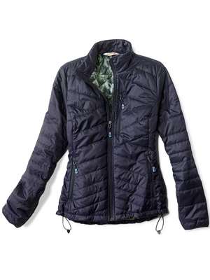 Orvis Women's Recycled Drift Jacket- navy Women's Fly Fishing and Outdoor related Outerwear at Mad River Outfitters