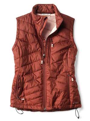 Orvis Women's Recycled Drift Vest rosewood mad river outfitters women's sweaters and vests