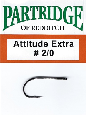 Partridge Attitude Extra Fly Tying Hooks fly tying hooks bass panfish poppers