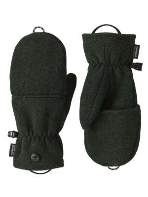Patagonia Better Sweater Fleece Gloves in Old Growth Green Shop great fly fishing gifts for women at Mad River Outfitters