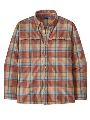 Patagonia Men's Early Rise Stretch Shirt in Rainsford: Burl Red Patagonia Fly Fishing Products