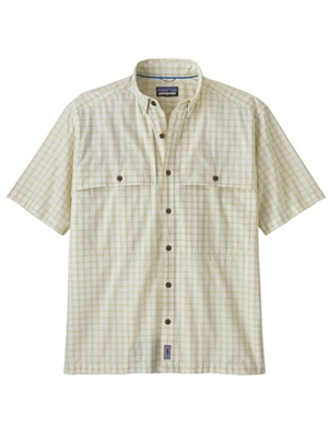 Patagonia Men's Island Hopper Shirt in Threadfin: Birch White. mad river outfitters men's shirts and tops