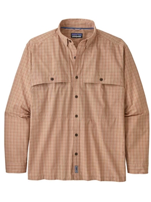 Patagonia Men's Long-Sleeved Island Hopper Shirt in Pampas Tan. New From Patagonia at Mad River Outfitters