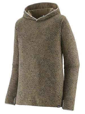 Patagonia Men's Tropic Comfort Natural Graphic Hoody in Sea Run: Sage Khaki Fly Fishing Hoodies