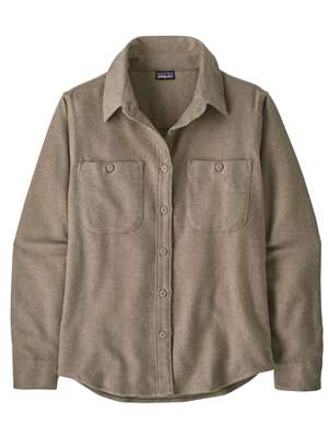 Patagonia Women's Fjord Flannel Shirt in Whole Weave: Seabird Grey Women's Fly Fishing Shirts at Mad River Outfitters