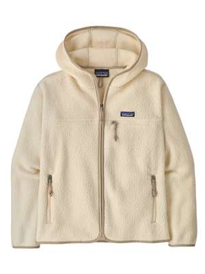 Patagonia Women's Retro Pile Hoody- Natural Women's Fly Fishing and Outdoor related Outerwear at Mad River Outfitters