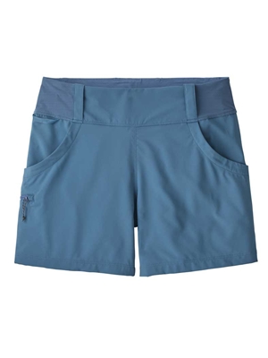 Patagonia Women's Tech Shorts in Pigeon Blue. Women's fly fishing and outdoor related shorts at Mad River Outfitters