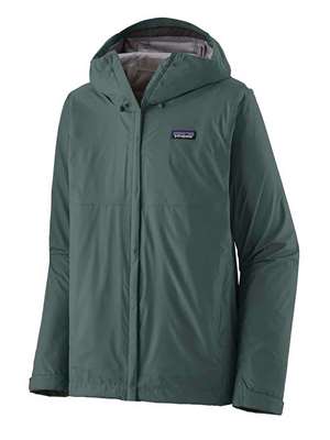 Patagonia Women's Torrentshell 3L Rain Jacket in Nouveau Green fly fishing rain gear