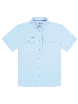 Poncho Original SS in Blue Steel Men's Fly Fishing Shirts at Mad River Outfitters