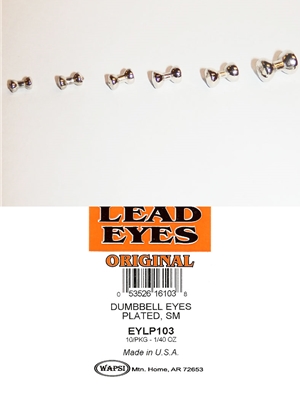 plated lead dumbell eyes Beads, Cones  and  Eyes