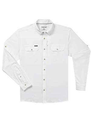 Poncho Original- The Iceman in White Men's Fly Fishing Shirts at Mad River Outfitters