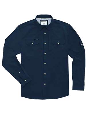 Poncho Original- The Pilar in Navy Men's Fly Fishing Shirts at Mad River Outfitters