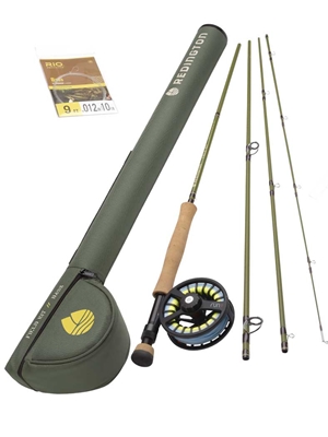 Redington Bass Field Kit- premium fly rod and reel combo Redington Field Kits